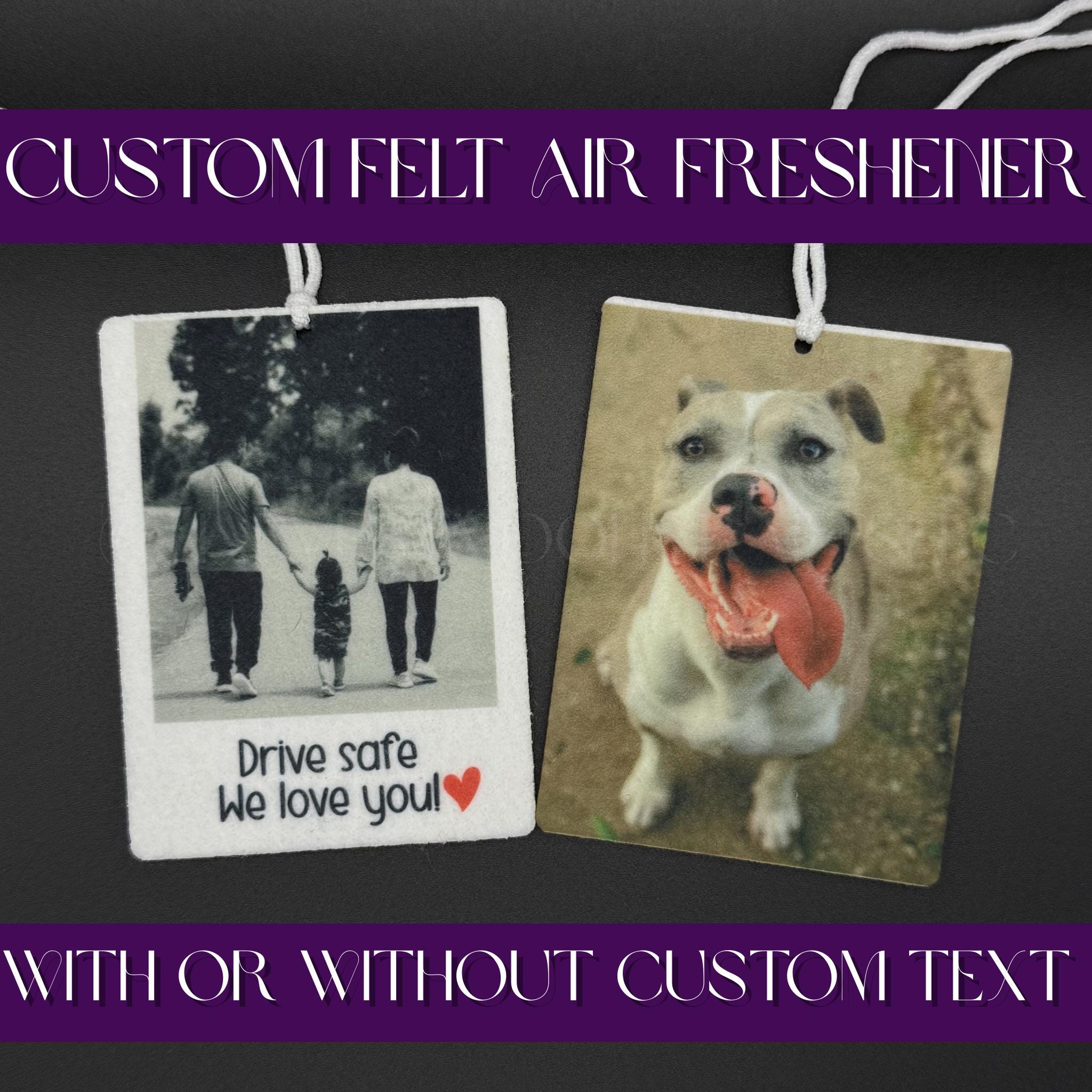 Custom Photo Car Air Freshener | Personalize Picture Freshener