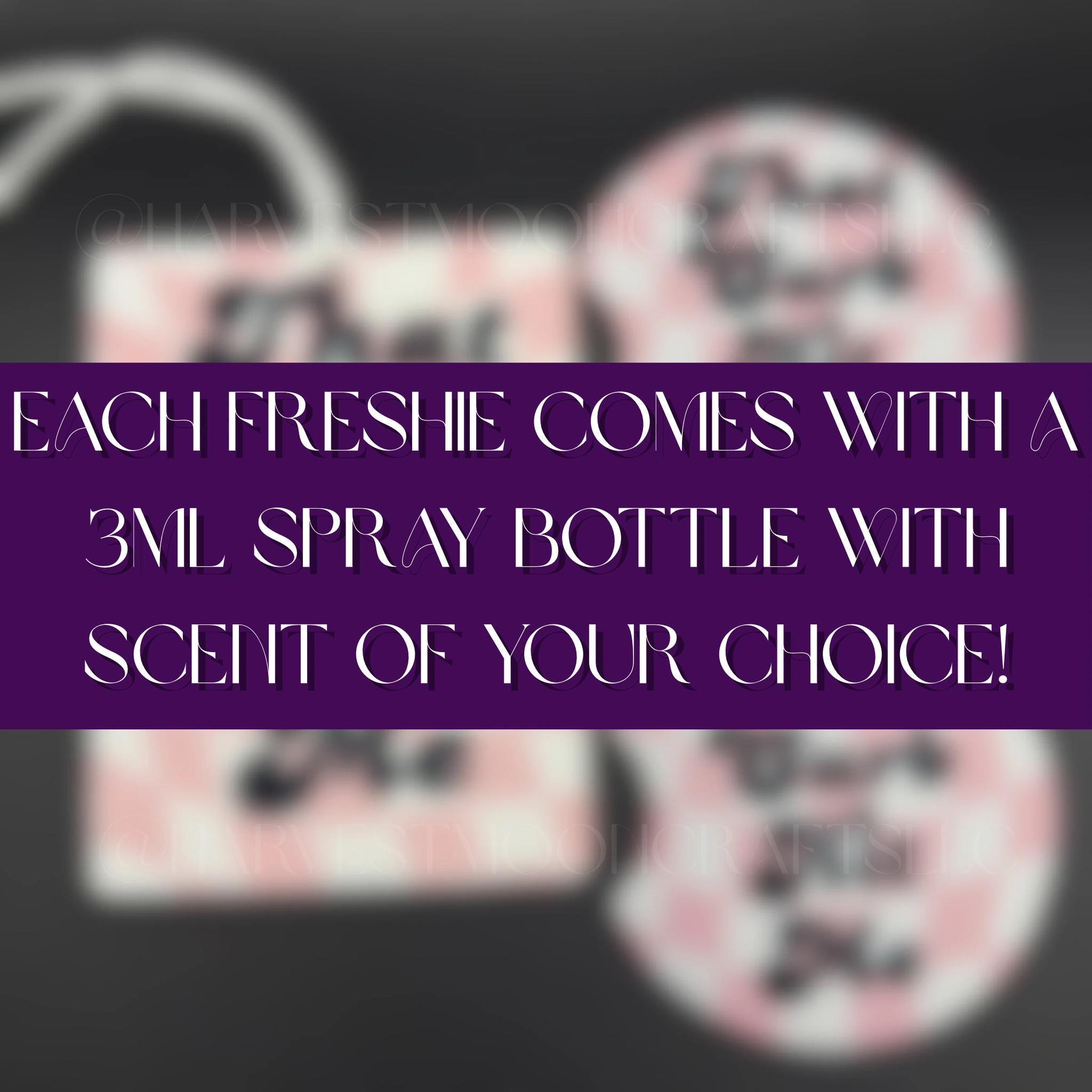 That Curb Hit Me Car Air Freshener and Coaster Set | Pink Checkered Car Accessories Bundle
