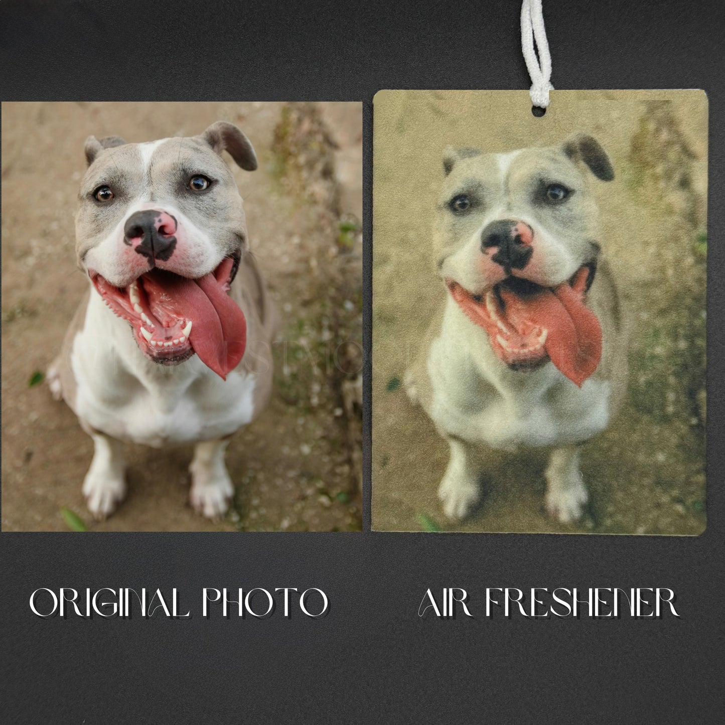 Custom Photo or Logo Felt Car Air Freshener