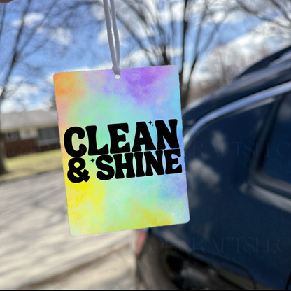 Custom Photo or Logo Felt Car Air Freshener