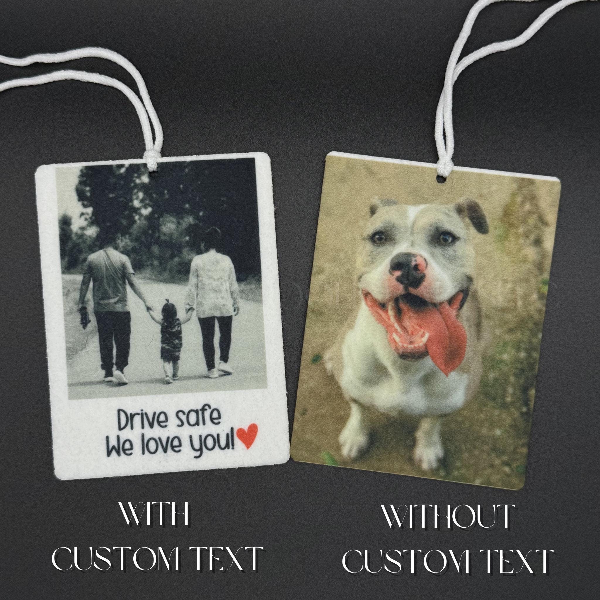 Custom Photo Car Air Freshener | Personalize Picture Freshener